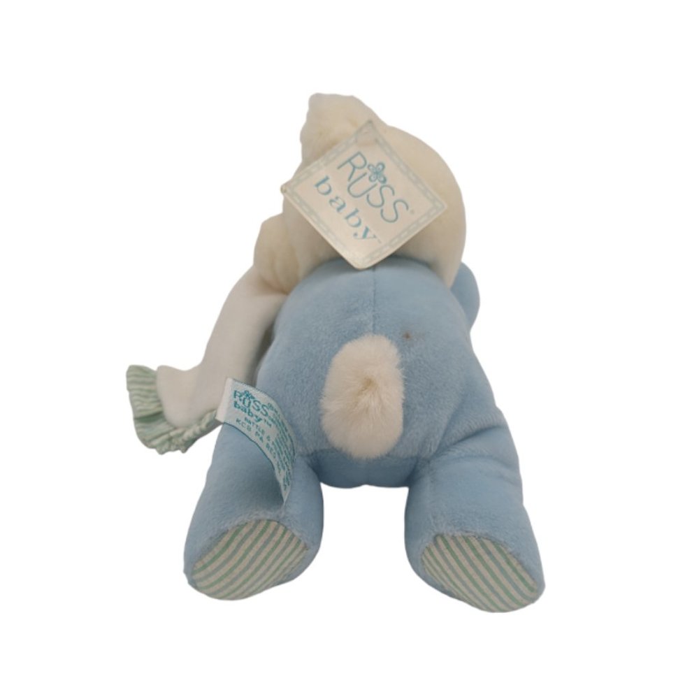Vintage Russ Berrie Russ Baby Tender Moments Stuffed Bear Toy w Rattle Handmade - Picture 4 of 11